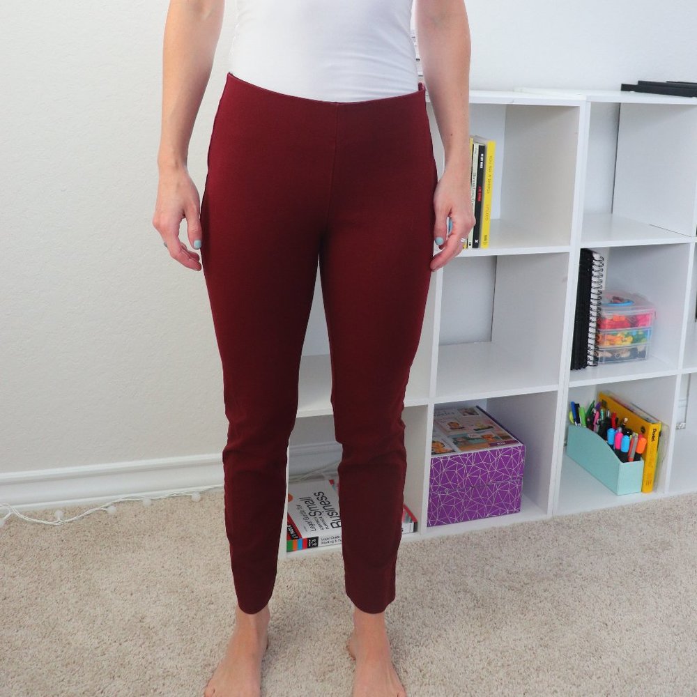 A New Day | Burgundy Pants